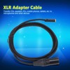 3.5mm Female to 3 Pin XLR Male Cable 24K Gold