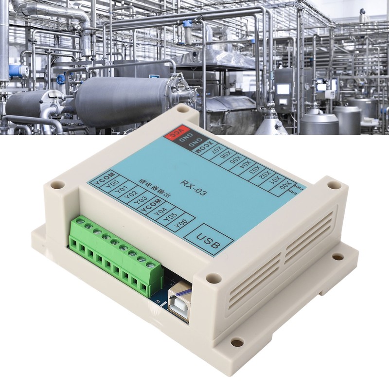 Programmable Logic Controller 8 Input 7 Output Computer Phone Programming