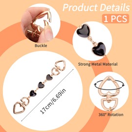 Kalumy Bag Purse Extender Chain Strap Replacement Purse Charms Accessories for Handbag Shoulder Bag Making Supplies Keychains