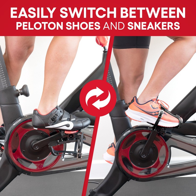 Peloton in Sneakers - Dual Function Toe Cages for Peloton