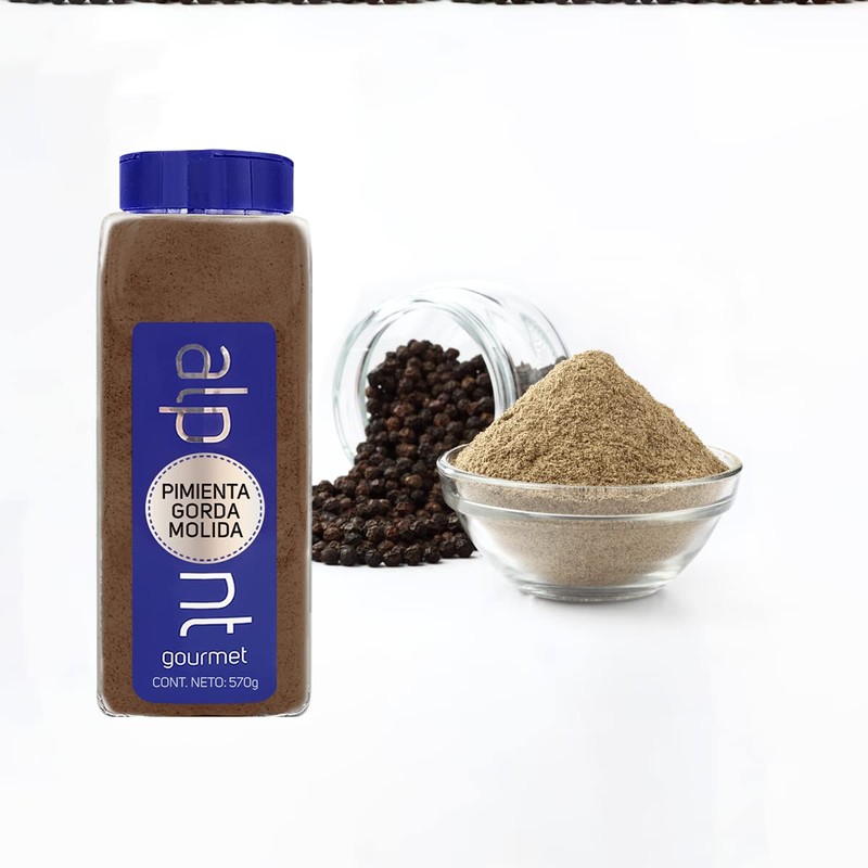 ALPONT GOURMET Pimienta Gorda Molida, 570 g