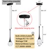 cenzoz Modern Kitchen Island Pendant Lights Black LED Dimmable Chandeliers