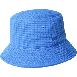 Kangol Unisex Check Quilt Bucket Beret Hat, Oats