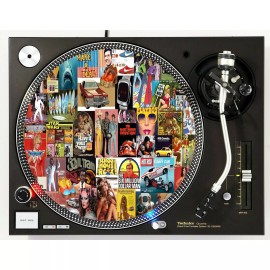Plastic Waffles 1970s Art Collage #1 Soul Slipmat Turntable 12" LP Record Player DJ Audiophile