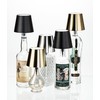 Abbott Collection Cordless Rechargeable LED Bottle Stopper Lamp/Light (Silver, Classic