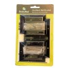 DeckoRail 2x4 Black Rail Brackets Set of 4 Connects Standard
