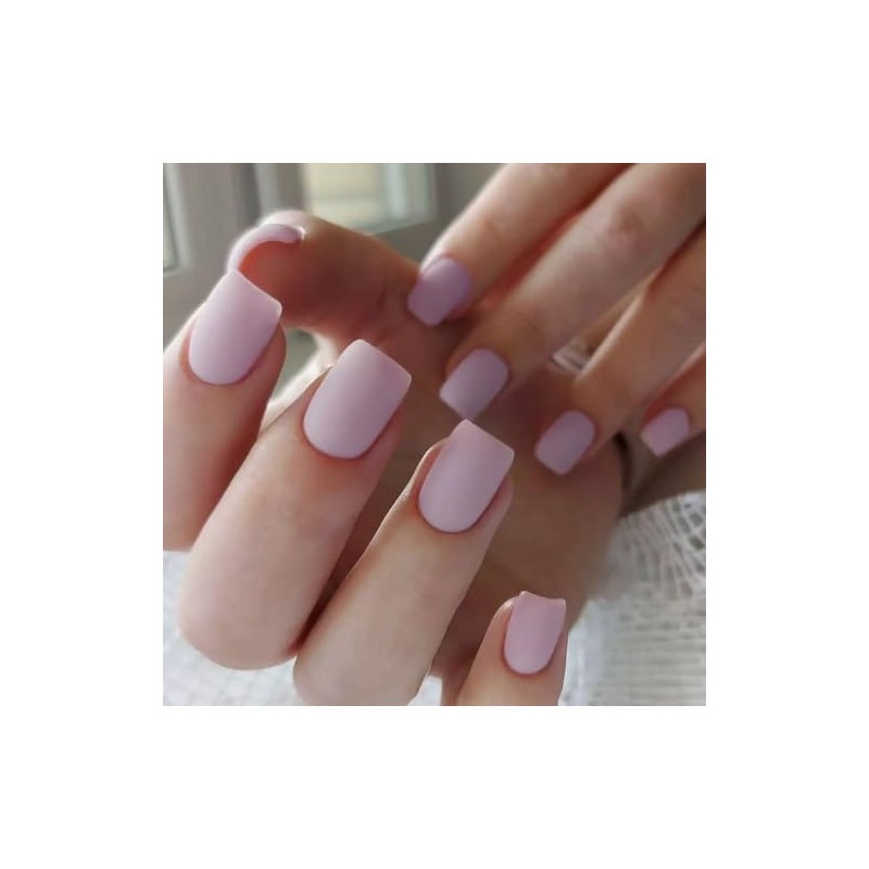 Press type fake nails (Light Pink)