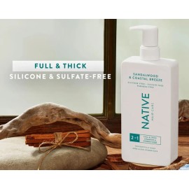 Shampoo Vegano 2 En 1 Native Sandalo Y Brisa De Mar 487ml