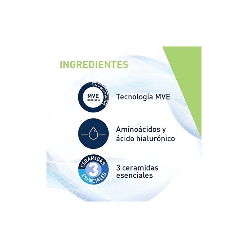 CeraVe Limpiadora Crema-Espuma Hidratante Facial Diaria para Piel Normal a