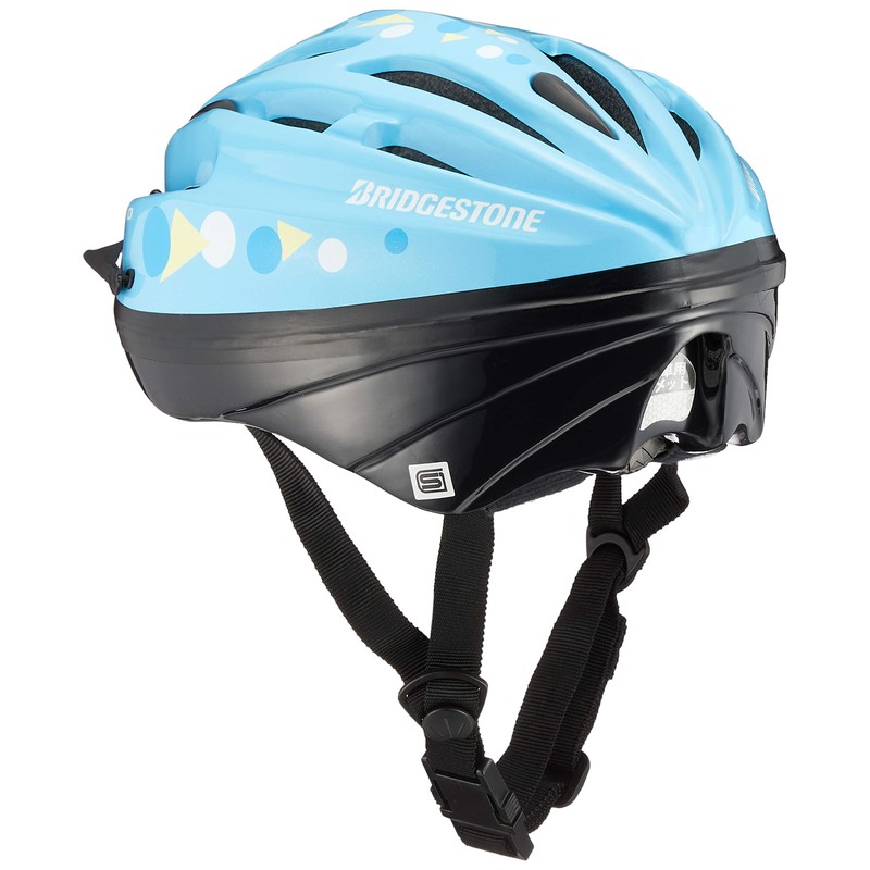 Bridgestone CHA5456 B371300P Airio Helmet, Light Blue, Size M, Head