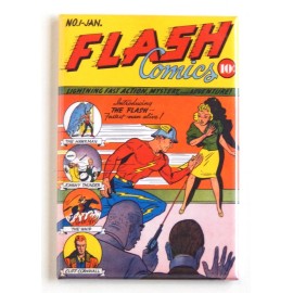 Blue Crab Magnets Flash Comics #1 FRIDGE MAGNET comic book - 1.75 x 2.75 inches