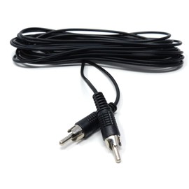 DRUT 5m Single RCA to RCA Phono Plug to Plug Audio Cable, Speaker Male to Male Lead 16.5ft