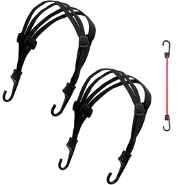 Tie Down Straps for Cargo Elastic Cord Bicycle Bike Carry Cart Luggage Set of 2 (60 cm + 90 cm)