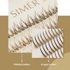 SIMER Individual Lashes 200 Clusters 2 Types Natural Eyelash Extension