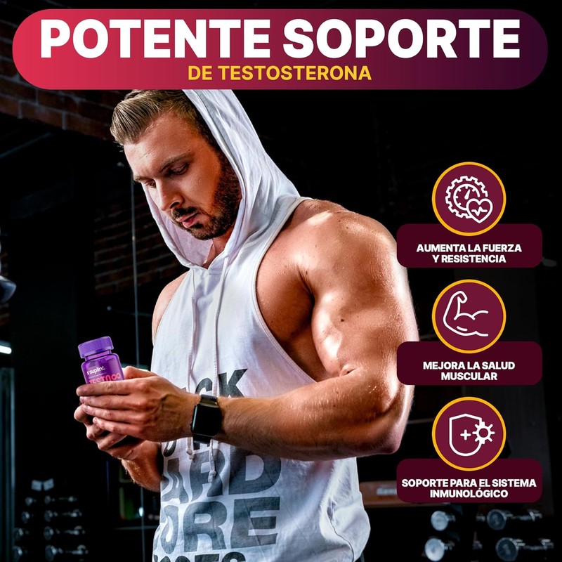 Suplemento para Hombres 500mg | Energía & Fuerza | 90