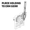 Powerbuilt Universal Timing Gear Holder Tool Kit, Tools to Remove