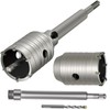 WUWEOT 2 Set 2 1/2 Inch Concrete Hole Saw with