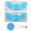 Mini Neck Massager Electric Battery Fatigue Relieve Pulse Cervical Massage