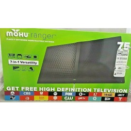 Mohu MH-110038 Ranger Indoor / Outdoor Amplified HDTV Antenna 75 Mile Range