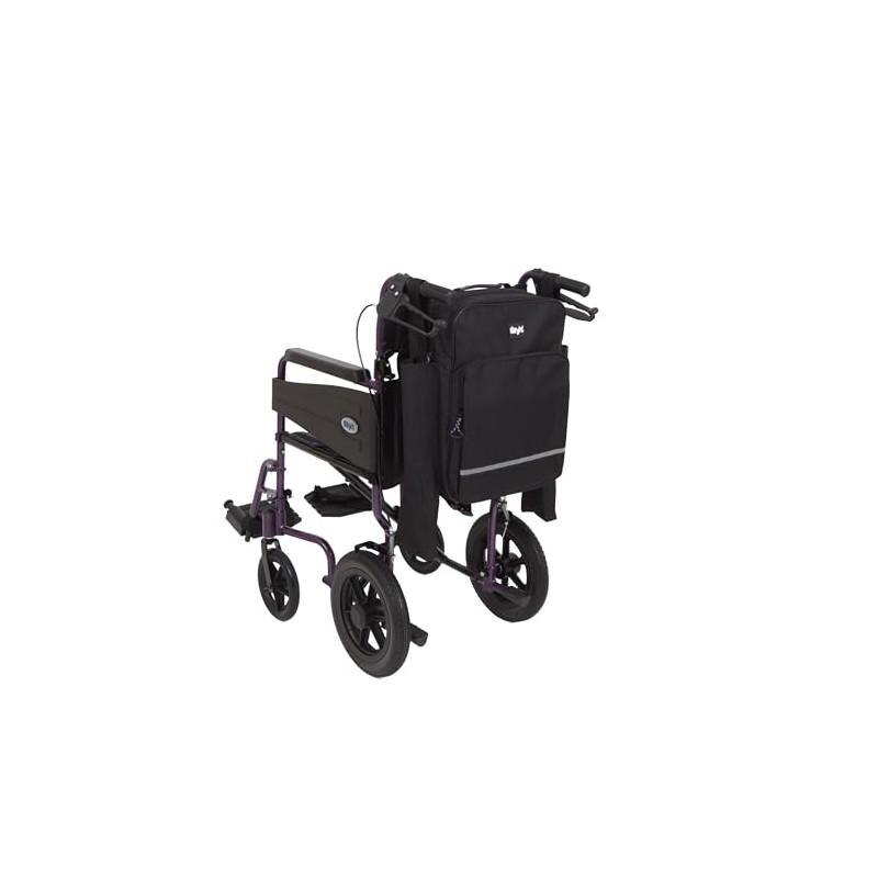 Days Wheelchair Bag with Crutch Pocket, 27L, Black
