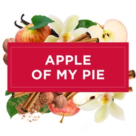 Glade 3-Wick Candle, Apple of My Pie Scent, Infused with Essential Oils, 6.8 oz (Pack of 1)