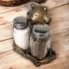 Yoga Frog Salt and Pepper Set with Glass Shakers –