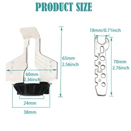 KEWAYO 20Pcs Chainsaw Sharpening Attachment Kit - Chain Saw Blade Teeth Sharpener Set with Angle Guide and Diamond Burr Grinding Stone Files, Drill Power Tool Accessories