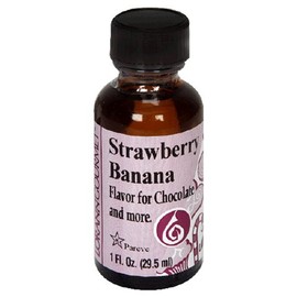 LorAnn Oil-Soluble Flavors for Chocolate, Strawberry Banana Oil, 1-Ounce Bottles (Pack of 4)