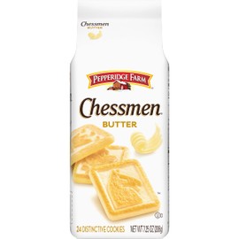 Pepperidge Farm Chessmen Butter Cookies, 7.25 OZ Bag (24 Cookies) (Pack of 24)