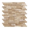 SUNWINGS Peel and Stick Mosaic Natural 3D Stone Self Adhesive