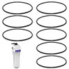 W10-PR W10-OR Lid O-Ring for Water Filter Housings, 8 Pack