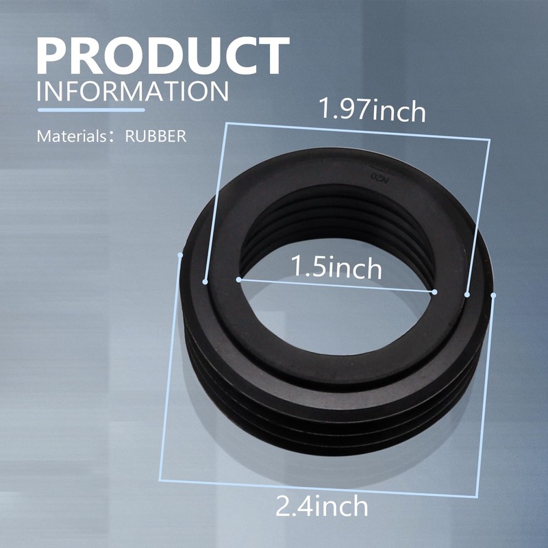Wall Hung Toilet Connection Kit, Replacement for Geberit 152.426.46.1, WC
