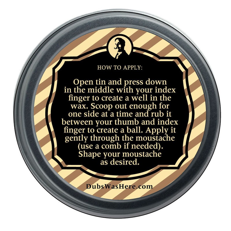 Dubs Stache Cream - FIRM Moustache Wax 1 oz tin
