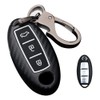 LETINGFAR Key Case for Nissan, Smart Key Case, Key Cover,
