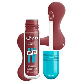 NYX Professional Makeup, Lip IV Tinta para Labios Hidratante con Efecto Gloss- Tono Hydra Honey (Nude)                                                