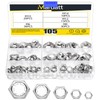Mardatt 105Pcs M6 M8 M10 M12 M14 Push On Lock