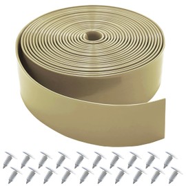 Lumpro Vinyl Straps for Patio Chair Repair Kit 2'' Wide 20 Ft Long Replacement Straps + 20 Free Rivets for Outdoor Lawn Furniture Chaise Lounge Repair (Driftwood)