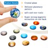 12 Planets Glass Fridge Magnet Star Fridge Magnets Decoration Planetary