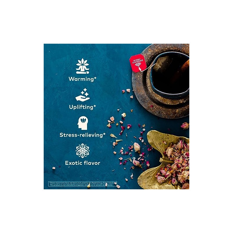 Té orgánico de la India Tulsi de comercio justo, orgánico