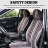 ZNDAW 5PCS Baja Saddle Blanket Car Seat Covers, Front Set
