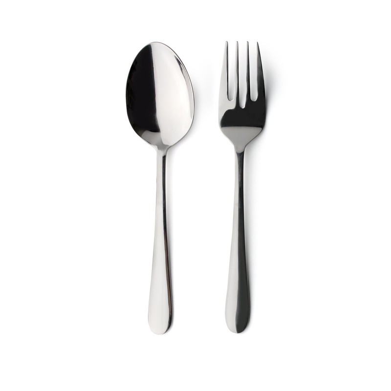 Windsor Stainless Steel Serving Fork and Spoon Set