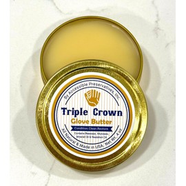 Accessible Preservatives Triple Crown Glove Butter - Premium Leather Conditioner for Baseball, Softball Gloves