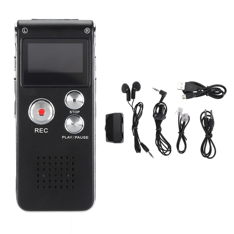 Digital Voice Recorder Portable Multifunctional Voice Activated Recording Device for
