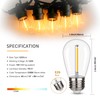 S14 Replacement LED Light Bulbs, Shatterproof & Waterproof 1W S14
