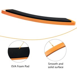Turn Spin Board for Dance and Skating Balance Training,Orange Rectangular Board for Training Ballet Dancers,Ice Skaters and Gymnasts in Balance and Turning