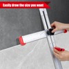 PENGZHAN - Adjustable Drywall T-Square Tool - Aluminum - for