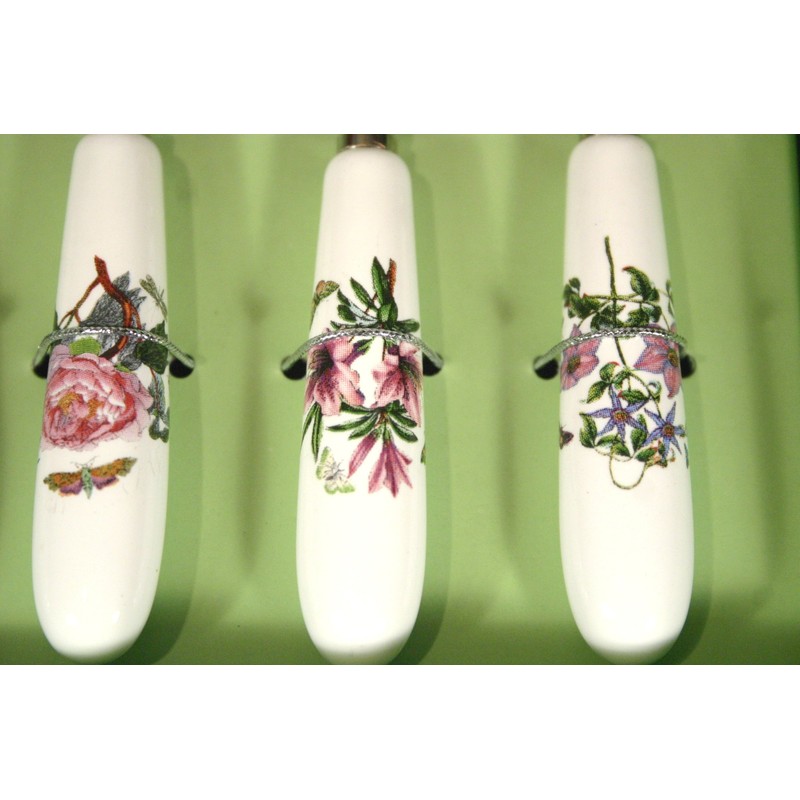 Portmeirion Botanic Garden Teaspoons | Set of 6 Teaspoons with