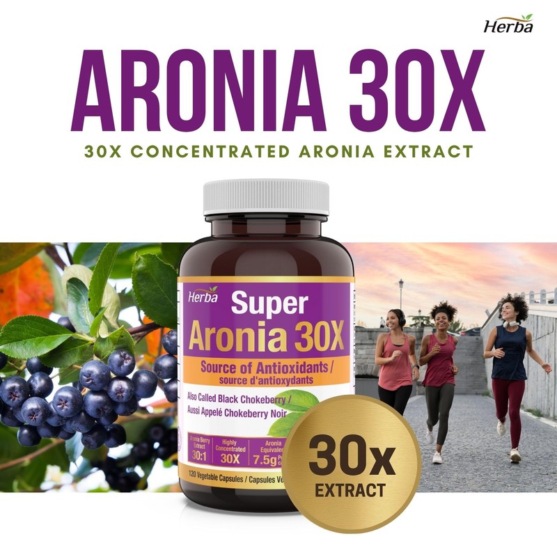 Herba Herba Aronia Berry Extract – 120 Capsules | 7,500mg