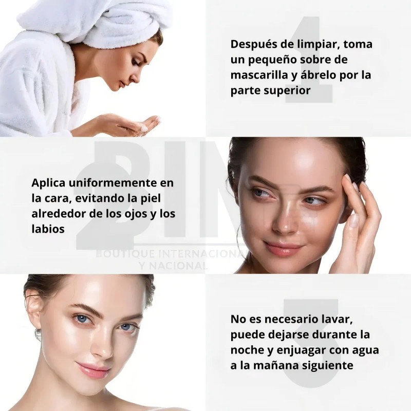 Mascarillas Facial Koreana Colageno