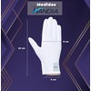 Handia - Guantes Blancos para militar, escolta, cadete, mesero, guante